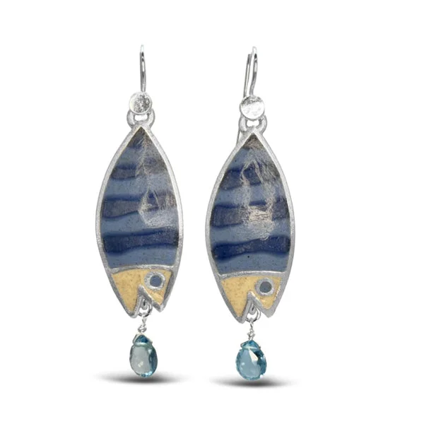 ladies earrings ocean-Bait Earrings