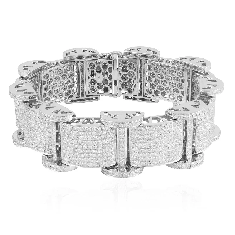 Ladies bracelets final sale -10k White Gold 19.5ct Diamond Bracelet