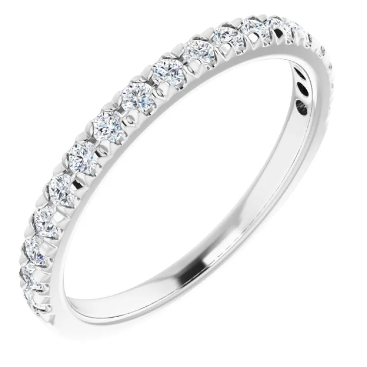 Ladies rings onyx shine -Platinum 1/3 CTW Natural Diamond Anniversary Ring