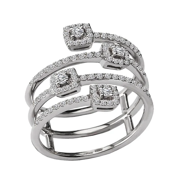 Ladies rings 1950s shine -Ladies Fashion Diamond Ring