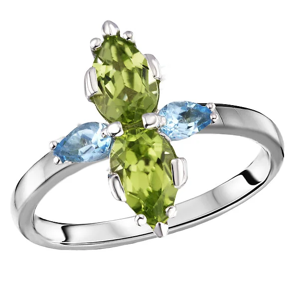 Ladies rings princess glow -Ladies Fashion Gemstone Ring