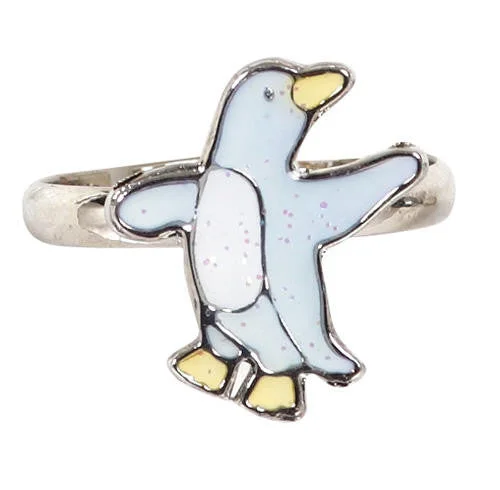 Ladies rings maori shine -Sun Jewels Fun Penguin Ring (adjustable)