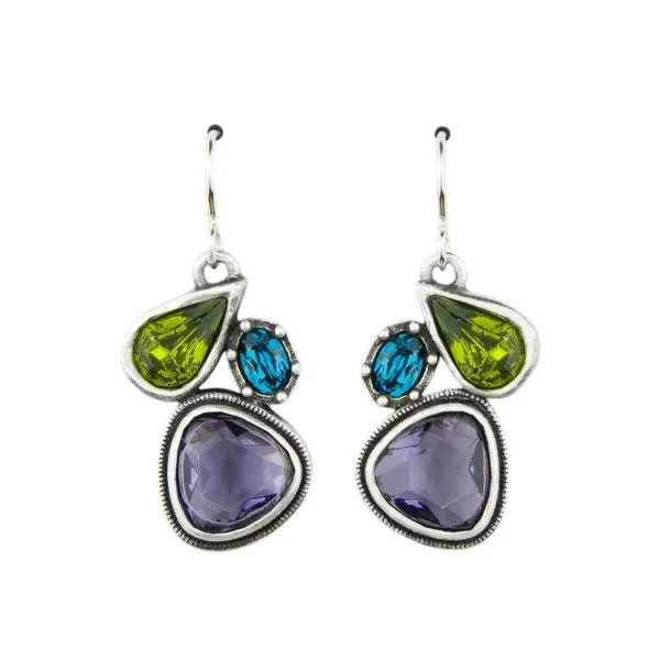 ladies earrings lightweight design-Gossip Earrings by Patricia Locke - Fling