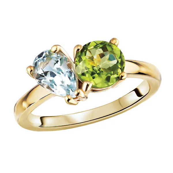 Ladies rings royal sparkle -Ladies Fashion Gemstone Ring