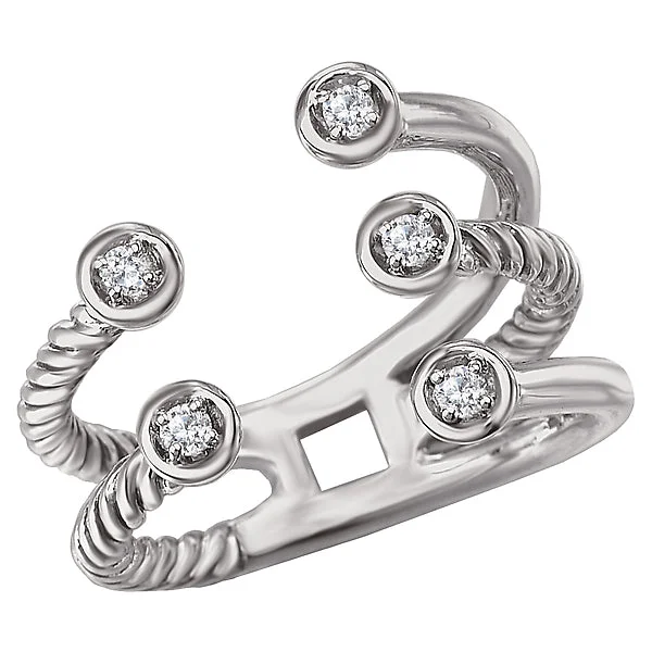 Ladies rings proposal charm -Ladies Fashion Diamond Ring