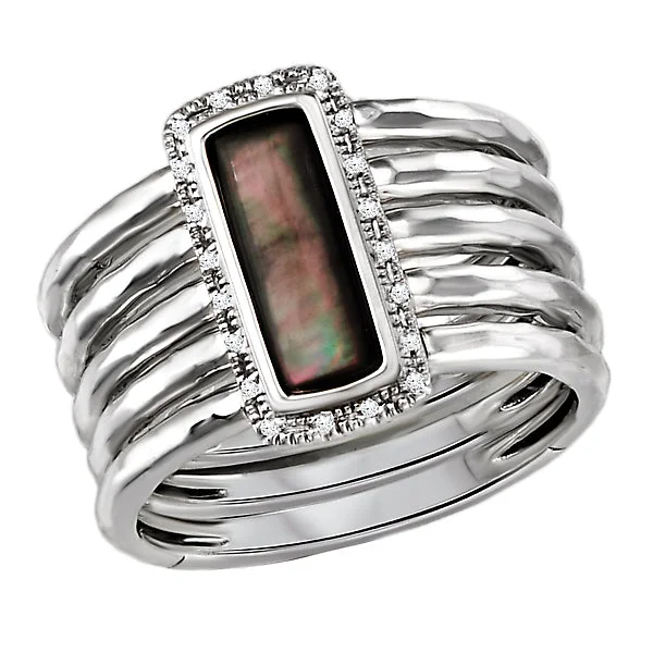 Ladies rings gothic glow -Ladies Fashion Gem-Stone Ring