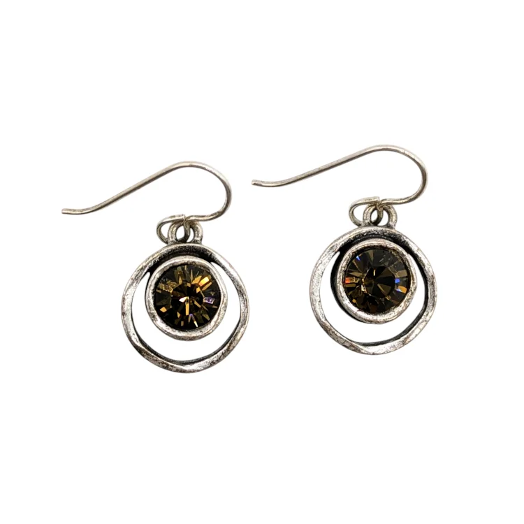 ladies earrings nostalgia-Skeeball Earrings by Patricia Locke