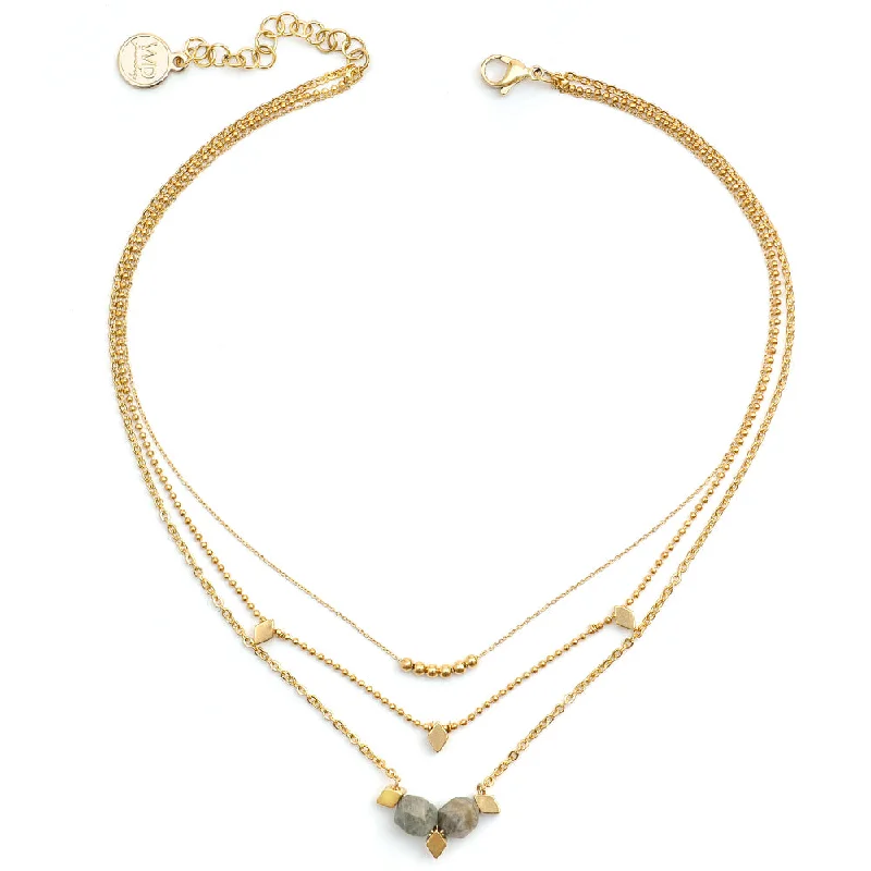 ladies necklaces energy-Nadir Gold Necklace