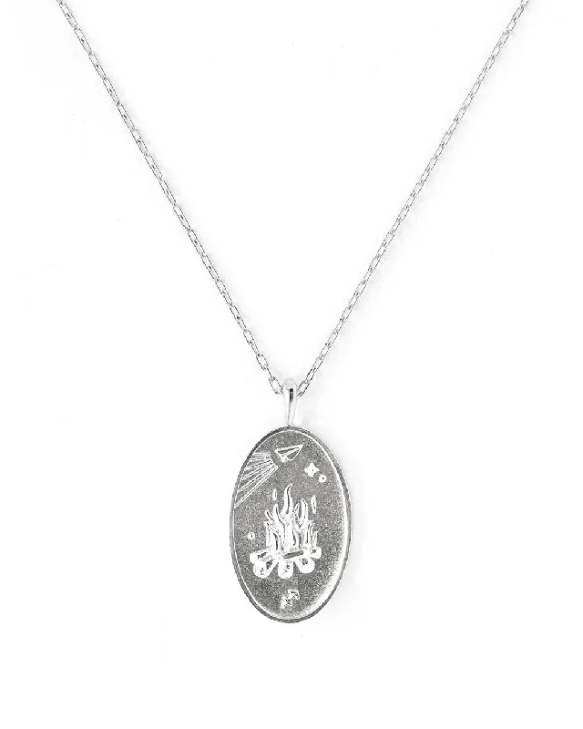 ladies necklaces sapphire-Sagittarius Silver Zodiac Necklace