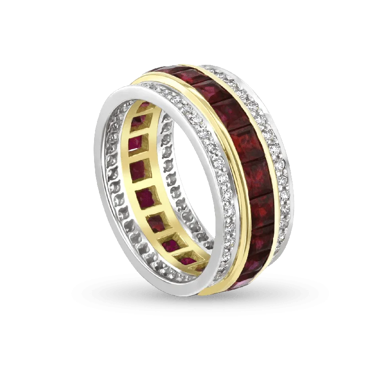 Ladies rings ruby dazzle -Eternal Ring