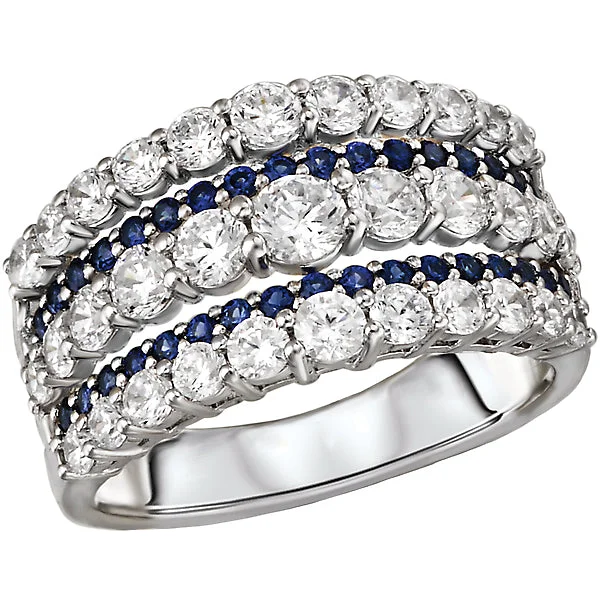 Ladies rings river shine -Ladies Diamond Fashion Ring