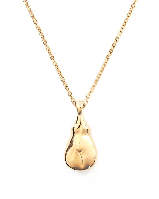 ladies necklaces birthstone-Embrace Gold Necklace