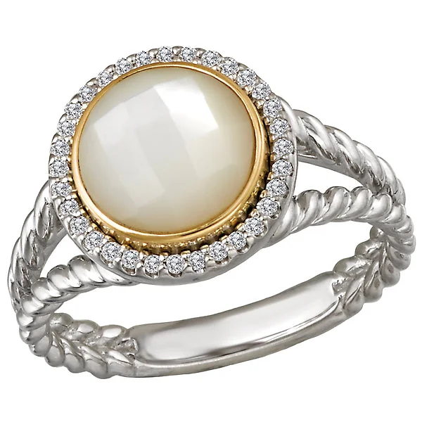 Ladies rings skin friendly -Ladies Fashion Gemstone Ring