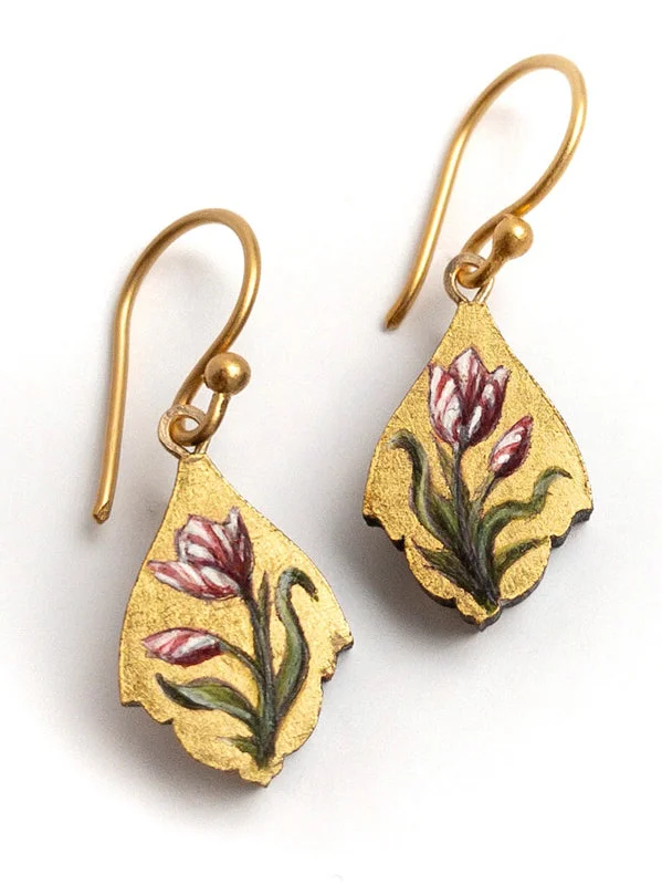 ladies earrings brands-Tulip  Earrings