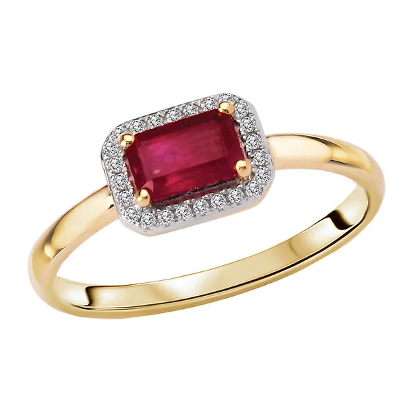 Ladies rings indian glow -Ladies Fashion Ruby Ring