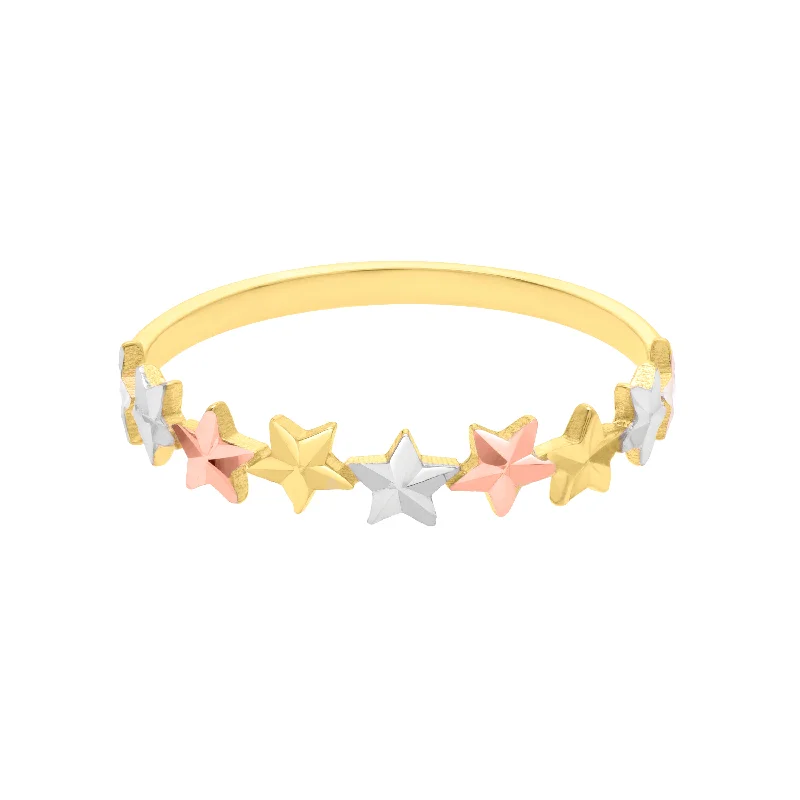 Ladies rings size perfect -10K Star Ring