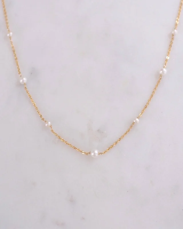 ladies necklaces horoscope-Pearl Necklace