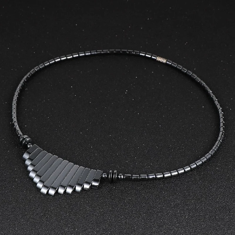 ladies necklaces durable-Grounding Hematite Necklace