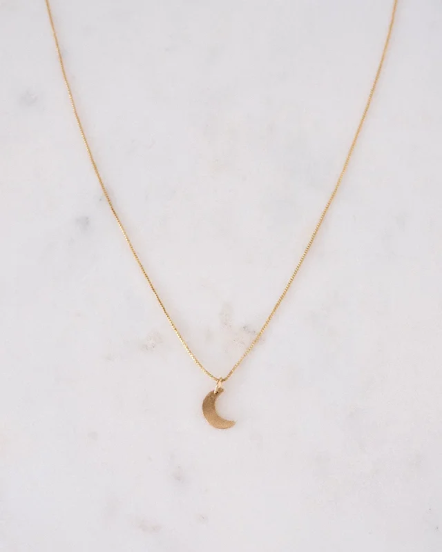 ladies necklaces luxury brand-Crescent Necklace