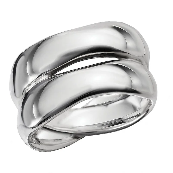 Ladies rings handmade glow -Ladies Fashion Sterling Silver Ring