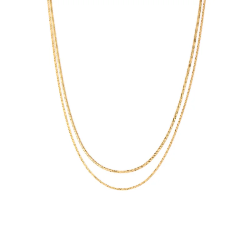 ladies necklaces near me-Madison Necklace - Gold