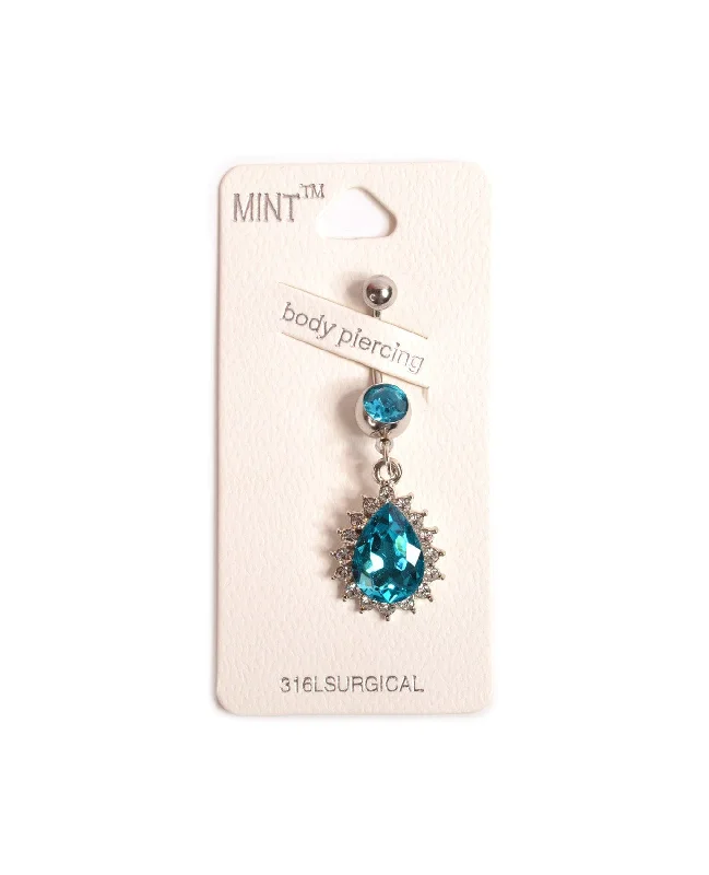 Ladies rings river shine -Teardrop Belly Ring