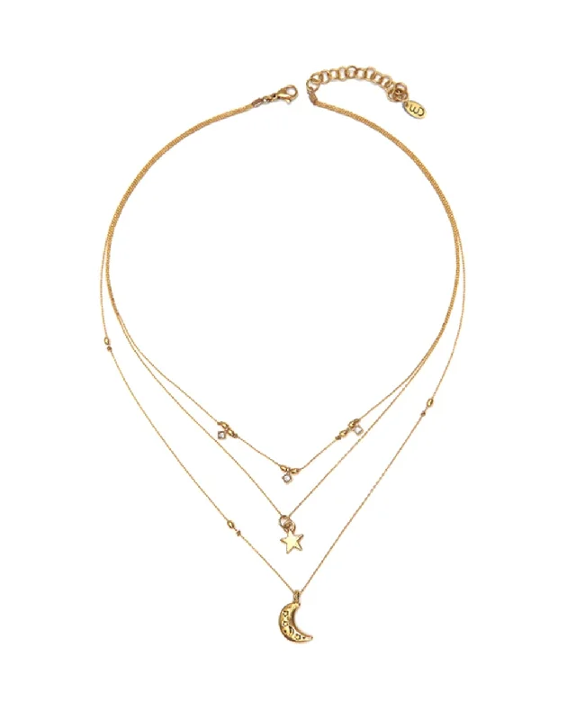 ladies necklaces minimalist-Celeste Gold Necklace