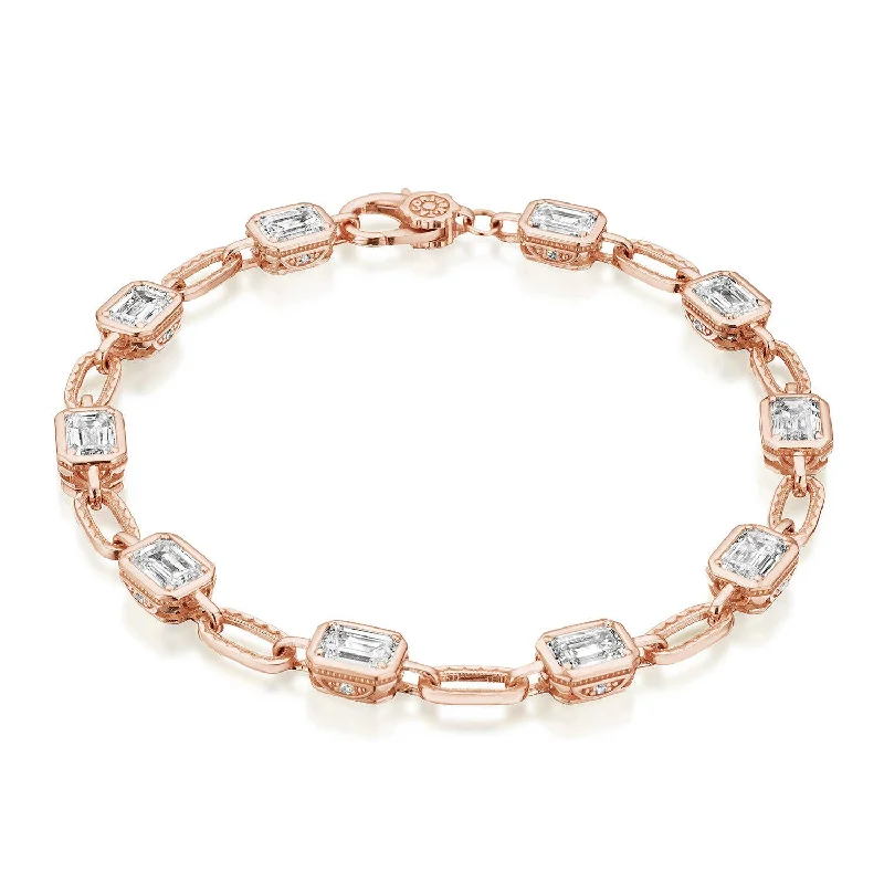 Ladies bracelets quiet elegance -TACORI Allure | Lab Grown Diamond Bracelet FB825EC55X4LDPK