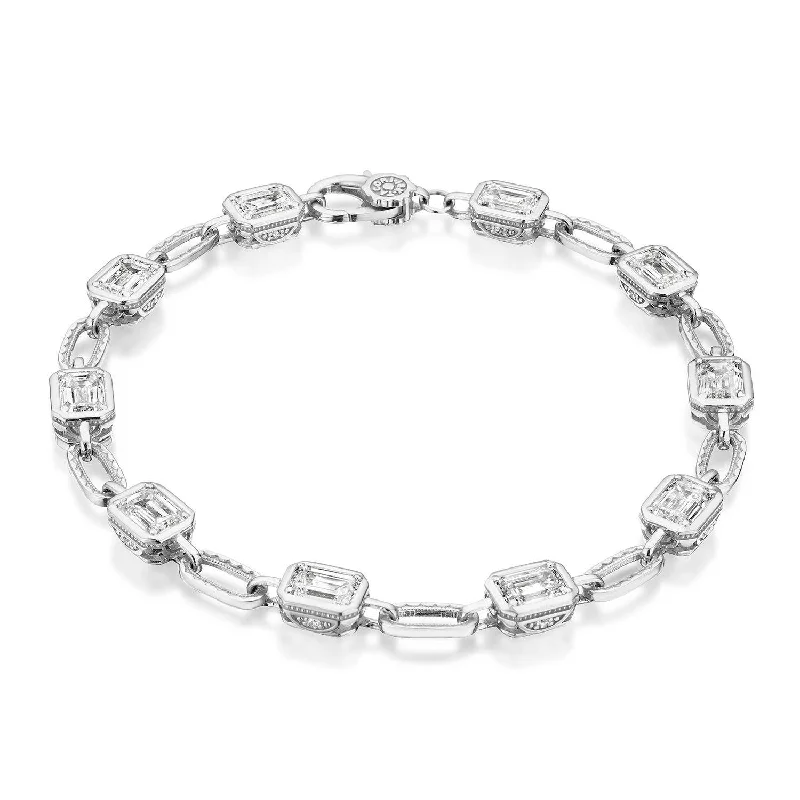 Ladies bracelets opulent design -TACORI Allure | Lab Grown Diamond Bracelet FB825EC55X4LD