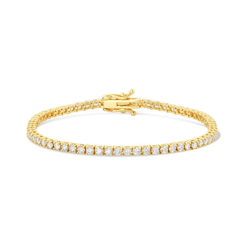 Ladies bracelets trend radiance -3.3 ct Tennis Bracelet