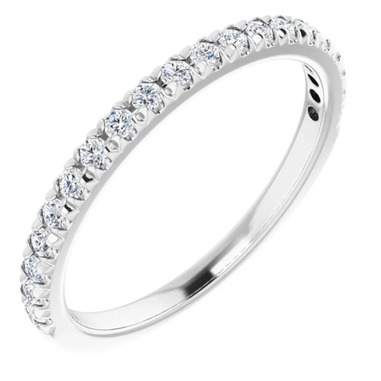 Ladies rings proposal charm -Platinum 1/4 CTW Natural Diamond Anniversary Ring