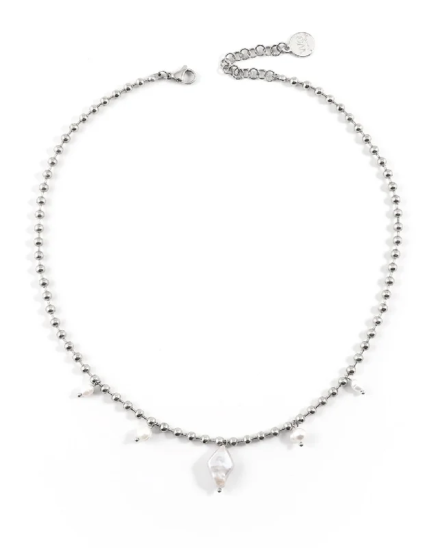 ladies necklaces romantic-Artemis Silver Necklace