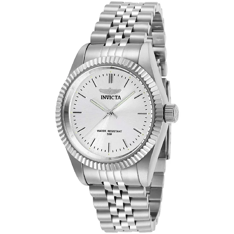 Ladies bracelets wild radiance -Invicta 29396 Women's Specialty Silver Tone Bracelet Quartz Watch