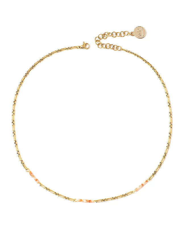 ladies necklaces self gift-Sofie Gold Necklace