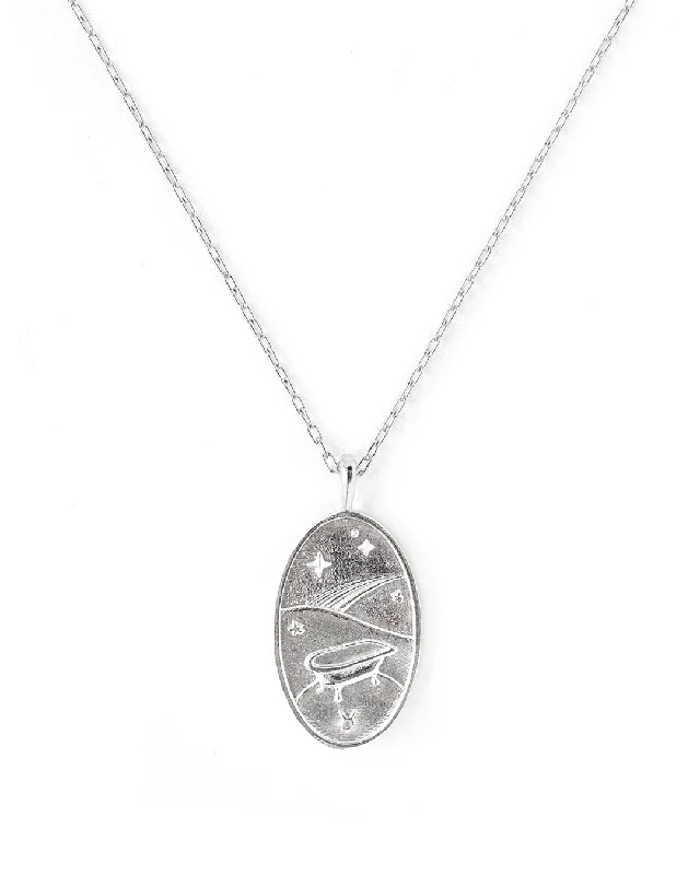 ladies necklaces layered-Taurus Silver Zodiac Necklace