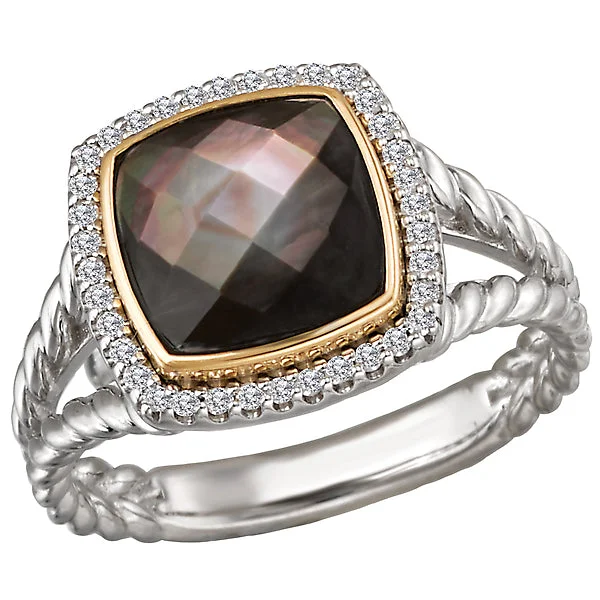 Ladies rings rose gold glow -Ladies Fashion Gemstone Ring