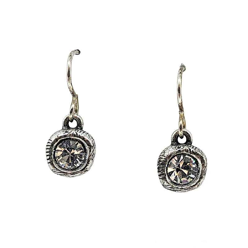 ladies earrings durable design-Snowball Earring - Silver