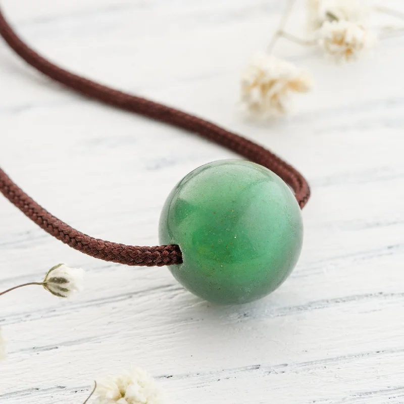 ladies necklaces cocktail-Lucky Aventurine Necklace