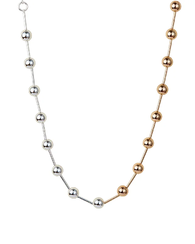 ladies necklaces mid century-Celeste Necklace - Two Tone