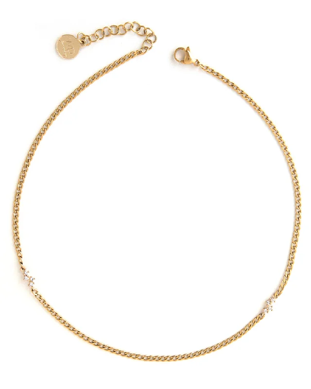 ladies necklaces valentine-Strada Gold Necklace