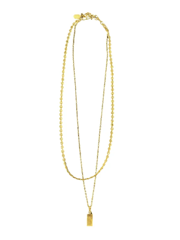 ladies necklaces splurge-Alegria Necklace - Gold