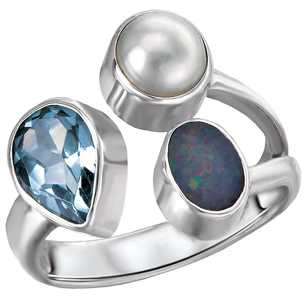 Ladies rings timeless glow -Ladies Fashion Gemstone Ring