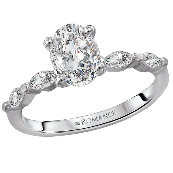 Ladies rings astro charm -Classic Semi-Mount Diamond Ring