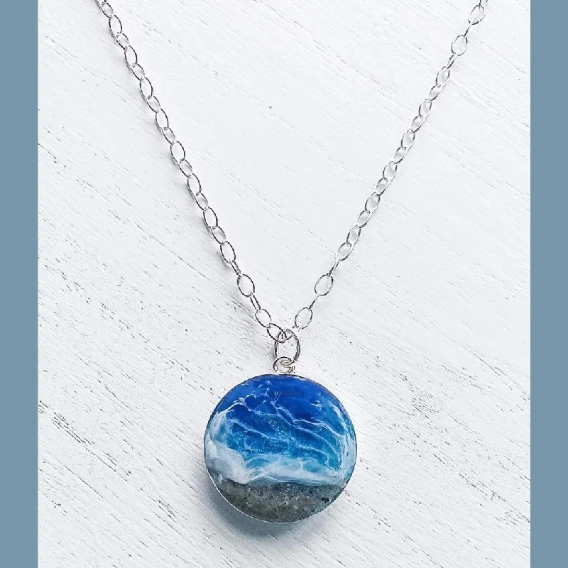 ladies necklaces mixed metal-Solace of the Sea Necklace