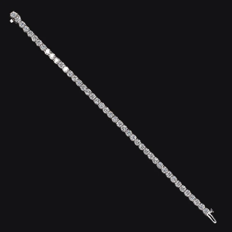 Ladies bracelets final sale -10.3ct LAB CREATED IDEAL CUT DIAMOND TENNIS BRACELET CLASSIC 14k WHITE GOLD 10ct