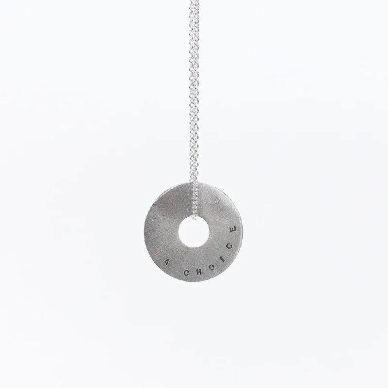 ladies necklaces outdoor-Small Halo Necklace