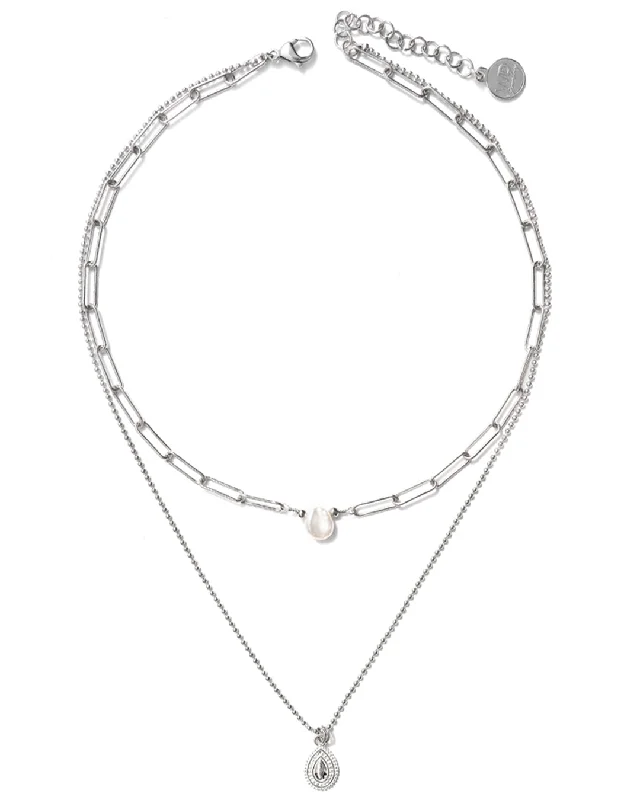 ladies necklaces eye catching-Arko Silver Necklace