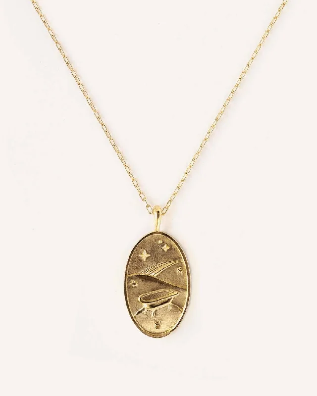 ladies necklaces work-Taurus | 10K Solid Gold Zodiac Necklace