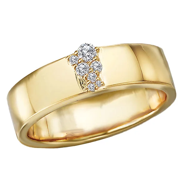 Ladies rings shell glow -Ladies Fashion Diamond Ring