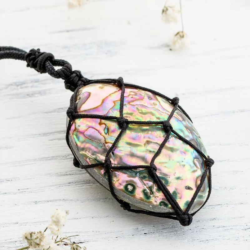 Ocean Spirit Abalone Shell Necklace